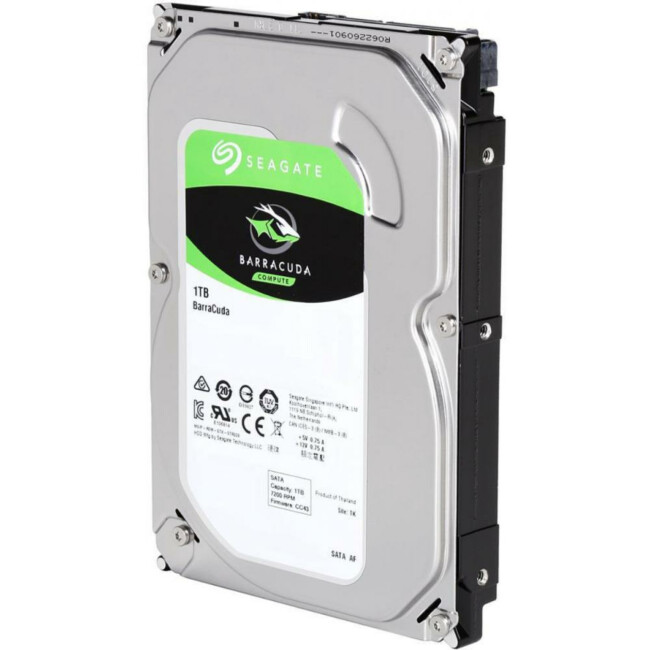 HD 1tb Seagate Barracuda, Sata III, 64mb Cache, 7200rpm