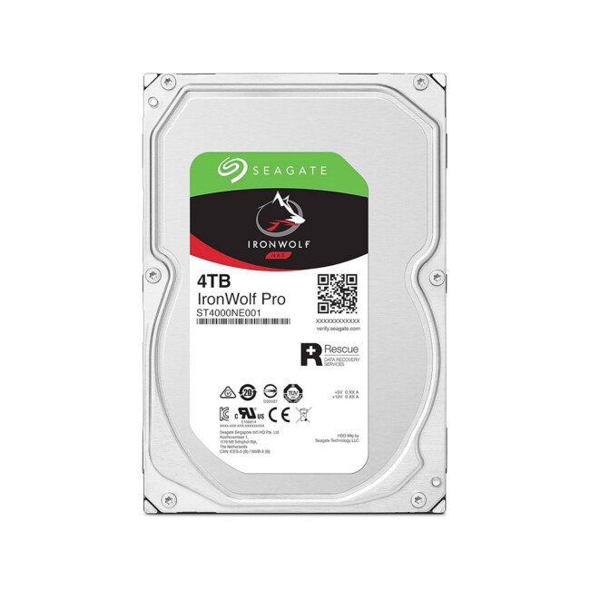 HD 4tb Seagate IronWolf Pro NAS, Sata III, 256MB Cache, 7200rpm