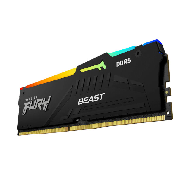 Memória RAM 32gb DDR5 Kingston Fury Beast RGB, 5600MTs, CL40