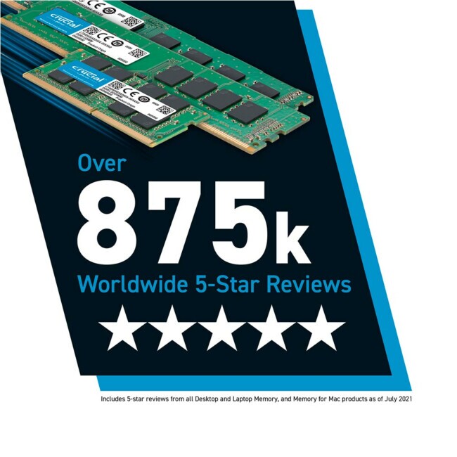 Memória RAM 8gb DDR4 Crucial Basics, 2666Mhz, CL19 – Tudo para o