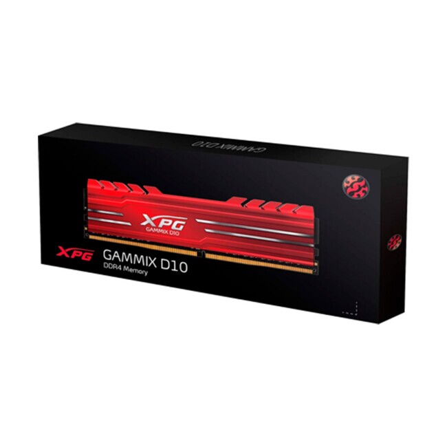 Memória RAM 8gb DDR4 XPG Gammix D10, 3200mhz, CL16, Vermelho