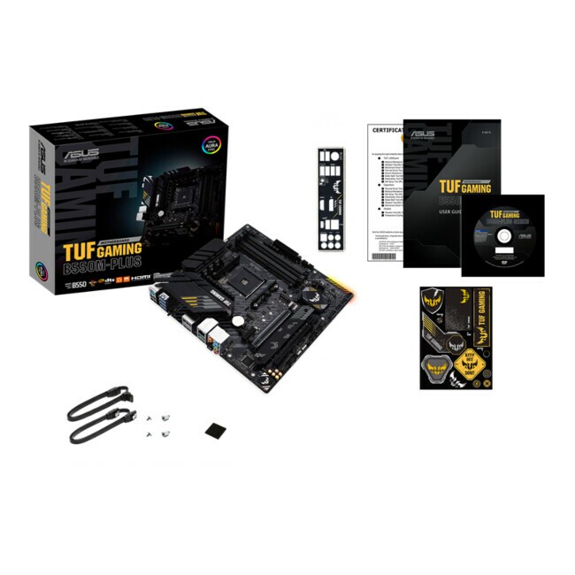 Placa mãe Asus, DDR4, Socket AMD AM4, Micro ATX, TUF Gaming B550M