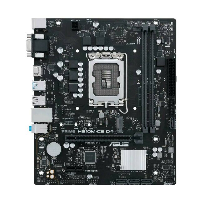 Placa mãe Asus, DDR4, Chipset H610, Socket Intel LGA 1700, mATX