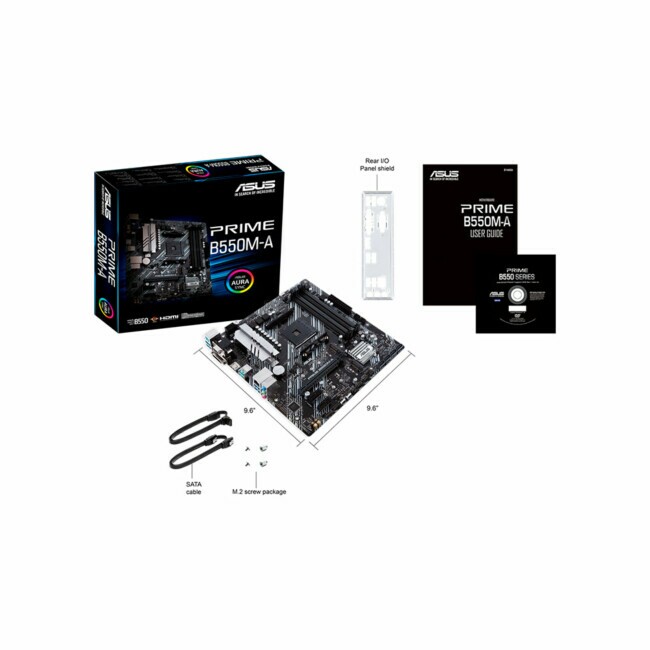 Placa mãe Asus, Chipset B550, Socket AMD AM4, mATX, DDR4, Prime