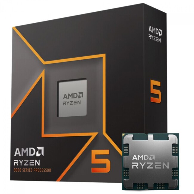Processador AMD Ryzen 5 9600X, 3.9 GHz (5.4 GHz Turbo), 32MB Cache