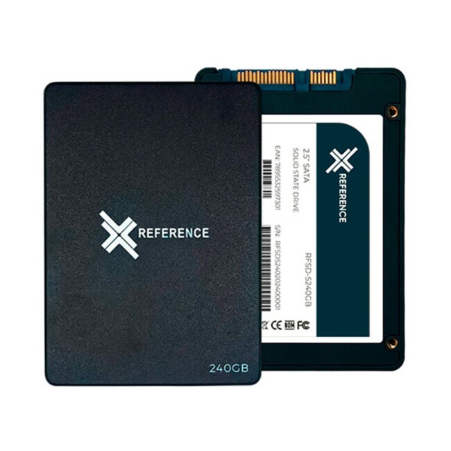 SSD 240gb Reference Elite, Sata III, 6gbps, Leitura 520Mbps e
