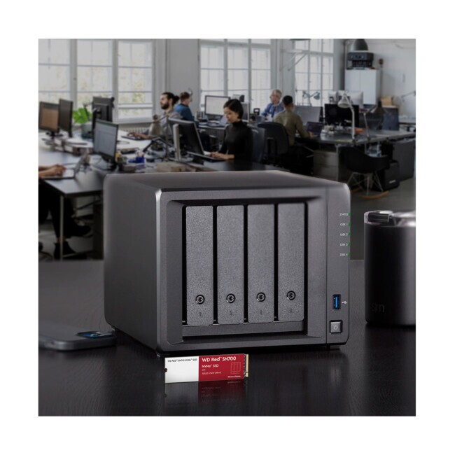 SSD M2 Western Digital WD Red SN700, 4TB, PCIe, NVMe, WDS400T1R0C