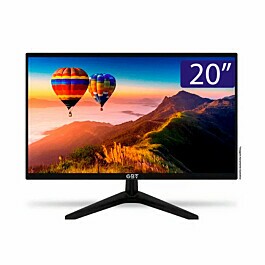 Monitor 20 Polegadas Portatil Monitor GBT, 20” polegadas, 1600x900, com Conexão HDMI e VGA, Preto ...