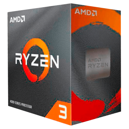 Processador AMD Ryzen 3 4100, 3.8GHz (4.0GHz Turbo), 6MB Cache, AM4 – 100-100000510BOX