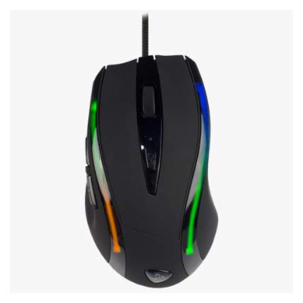 Mouse Gamer Hoopson Programável Kata Gx-18 RGB com Pesos Adaptáveis
