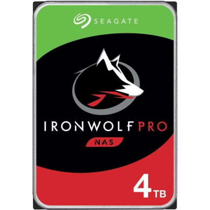 HD Seagate IronWolf Pro NAS, 4TB, Sata III, 256MB Cache, 7200rpm - ST4000NE001