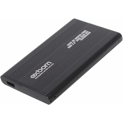 Case Exbom p/ HD 2.5" USB 2.0 Preta - Exbom CGHD-10