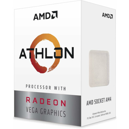 Processador AMD Athlon 3000G, 2-Core, 3500MHz, 5MB Cache, AM4 – YD3000C6FHSBX