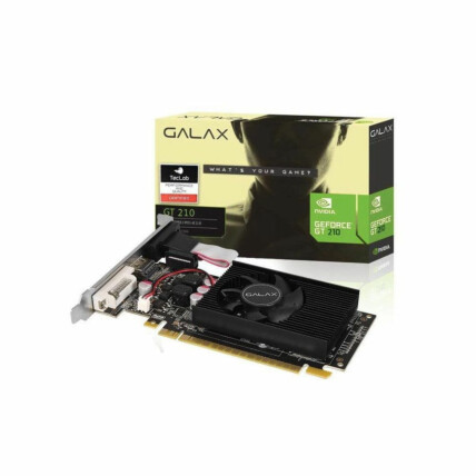 Placa de Vídeo Galax GeForce GT210, 1GB DDR3, 64Bits – 21GGF4HI00NP
