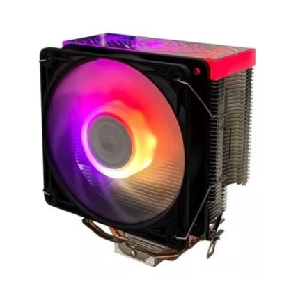 CPU Cooler Gamer Dex DX-2012 Preto RGB Universal para Intel e Amd - DX-2012-PT