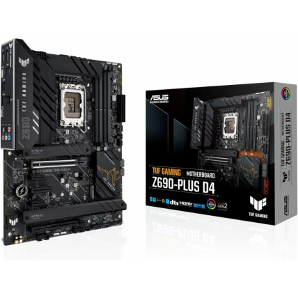 Placa mãe Asus TUF Gaming Z690-Plus D4 Intel LGA 1700, ATX, DDR4