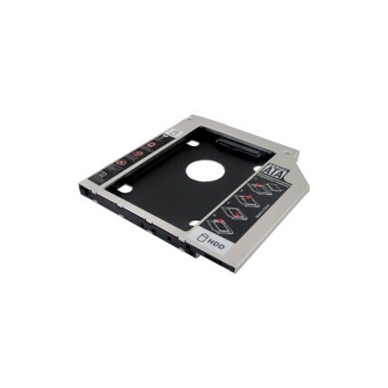 Case Adaptador P/ Segundo Hd e Ssd Sata p/ Notebook Universal 12.7mm Exbom - AD-1270