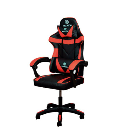 Cadeira Gamer Hoopson HP-CG-505 Preta e Vermelha, Reclinável e Giratória - HP-CG-505