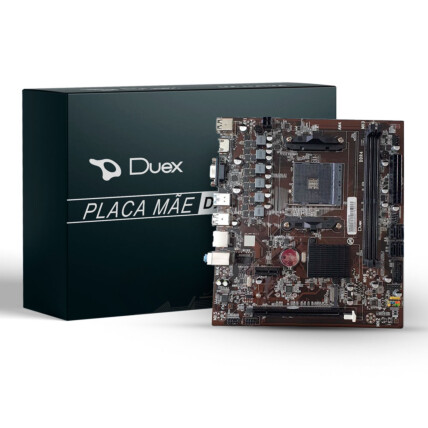 Placa mãe Duex DX-A320ZG M2, Chipset A320, AMD AM4, mATX, DDR4