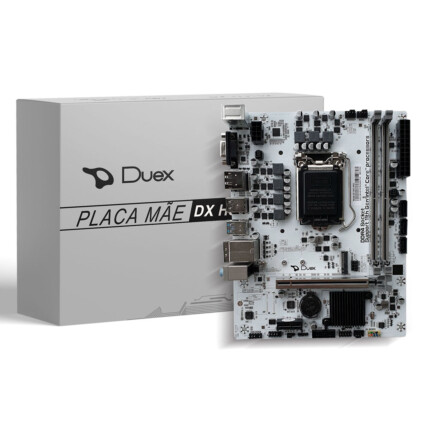 Placa mãe Duex H510-PRO-GM2, LGA 1200, LAN Gigabit, M.2, mATX, DDR4