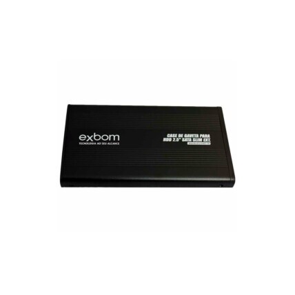 Case Exbom p/ HD 2.5" Notebook USB 2.0 Preto - CGHD-20B