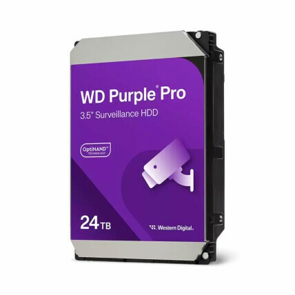HD 24tb Western Digital Purple Pro Surveillance,  Sata III, 512mb Cache, WD241PURP