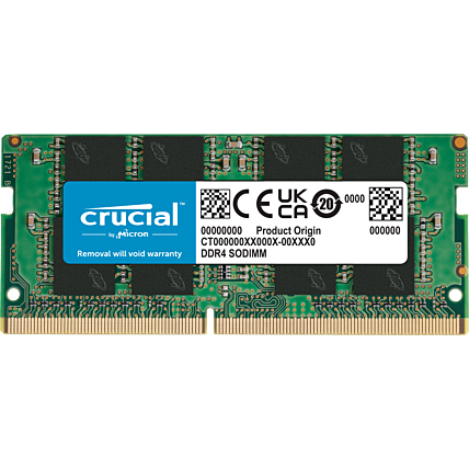 Memória RAM p/ Notebook Crucial 8GB DDR4 3200Mhz - CT8G4SFRA32A