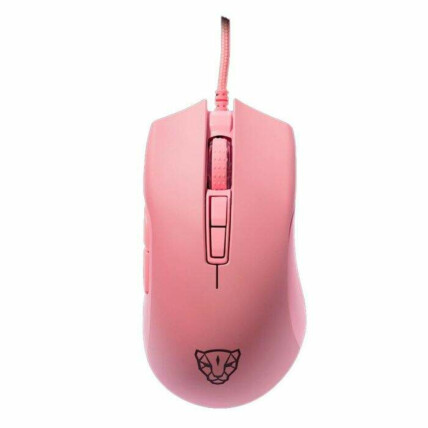 Mouse Gamer Motospeed V70 Essential,RGB, 7 Botões, 5000DPI, Rosa