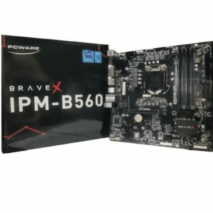 Placa mãe PCWare BraveX IPM-B560, Chipset B560, LGA1200, mATX, DDR4