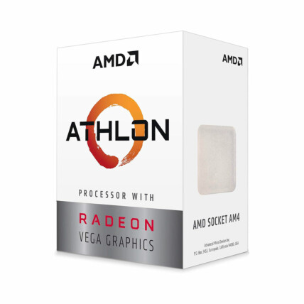 Processador AMD Athlon 3000G, 2-Core, 3500MHz, 5MB Cache, AM4, YD3000C6FHSBX