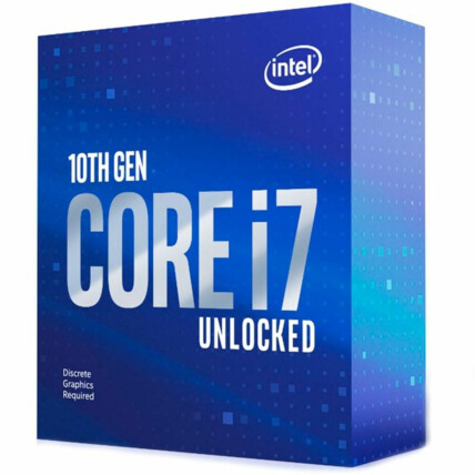 Processador Intel Core I7-10700KF, 3.8GHz (5.1GHz Turbo), Cache 16MB, LGA 1200, BX8070110700KF