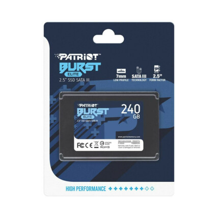 SSD 240GB Patriot Burst Elite, Sata III, PBE240GS25SSDR