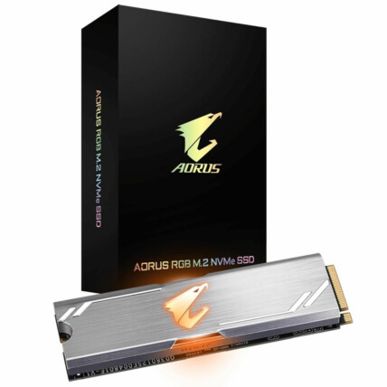 SSD M2 Gigabyte Aorus RGB, 256gb, NVMe, PCI-E Gen3x4, GP-ASM2NE2256GTTDR