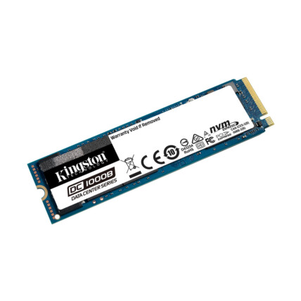 SSD M2 Kingston DC1000B 480GB PCIe, NVMe, Leitura 3200mbps e Gravação 565mbps, SEDC1000BM8/480G
