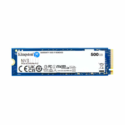 SSD M2 Kingston NV3, 1TB, NVMe, 2280, PCIe 4.0, Leitura 6000MBs e Gravação, 4000MBs, SNV3S/1000G