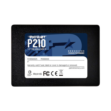 SSD Patriot P210, 128GB, Sata III, 450/430mbps - P210S128G25