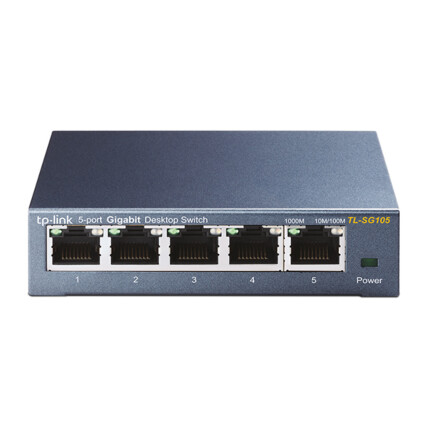 Switch TP-Link TL-SG105, 5 Portas Gigabit, 10/100/1000mbps