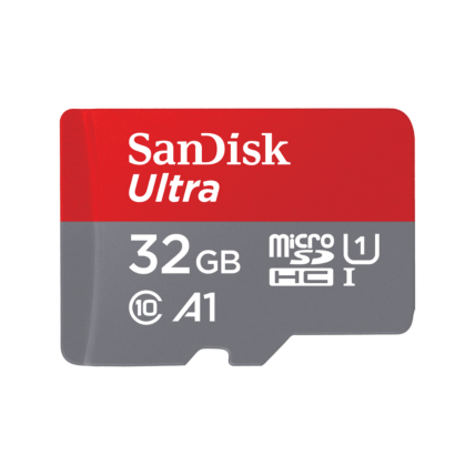 Cartão De Memória SanDisk Ultra MicroSDHC UHS-I, 32GB, 100MBs, Class 10, Com Adaptador