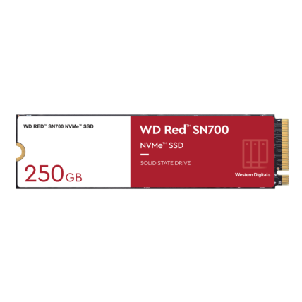 SSD M.2 Western Digital WD Red SN700, 250GB, PCIe NVMe, 3430/2600mbps – WDS250G1R0C
