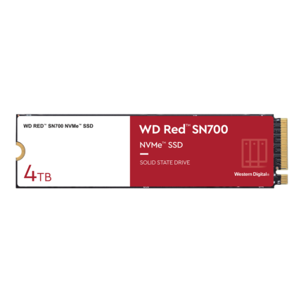 SSD M.2 Western Digital WD Red SN700, 4TB, PCIe, NVMe – WDS400T1R0C